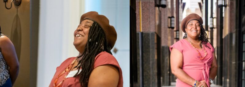 Photos of Shameka Parrish-Wright, 2025 Alden Fellow Recipient