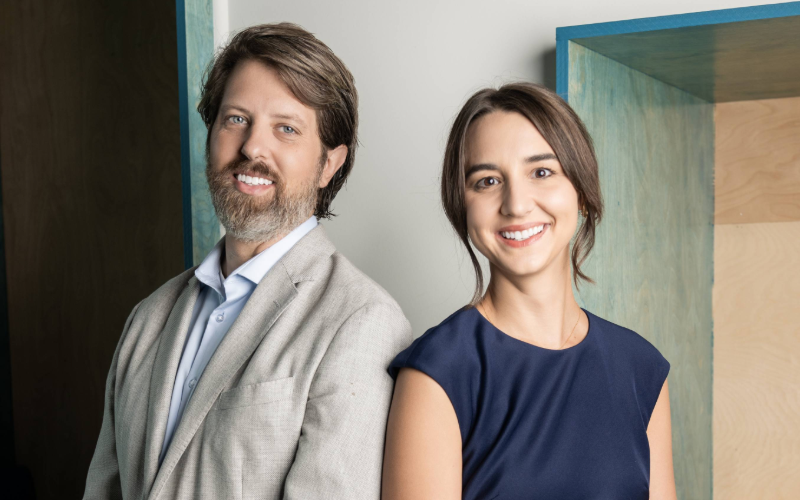 Pictured: Dustin Lyons and Amanda Lyons, Co-Founders of Conductly. Conductly is s 2026 Vogt Invention and Innovation Awards recipient.